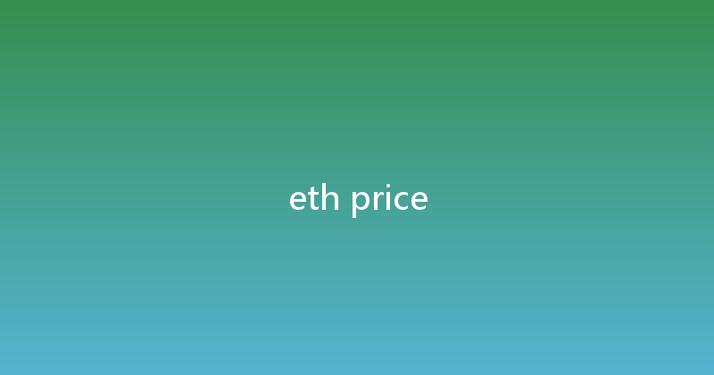 eth price 